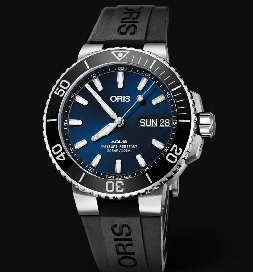 Review Oris Aquis Big Day Date 45.5mm 01 752 7733 4135-07 4 24 64EB Replica Watch